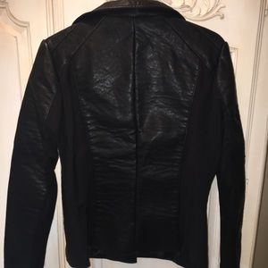 French Connection Faux Leather Moto Jacket